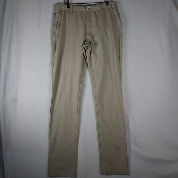 Tommy Bahama Casual Chino Pants Men 32×34 Polyester Blend Light Khaki Relaxed - Picture 1 of 13